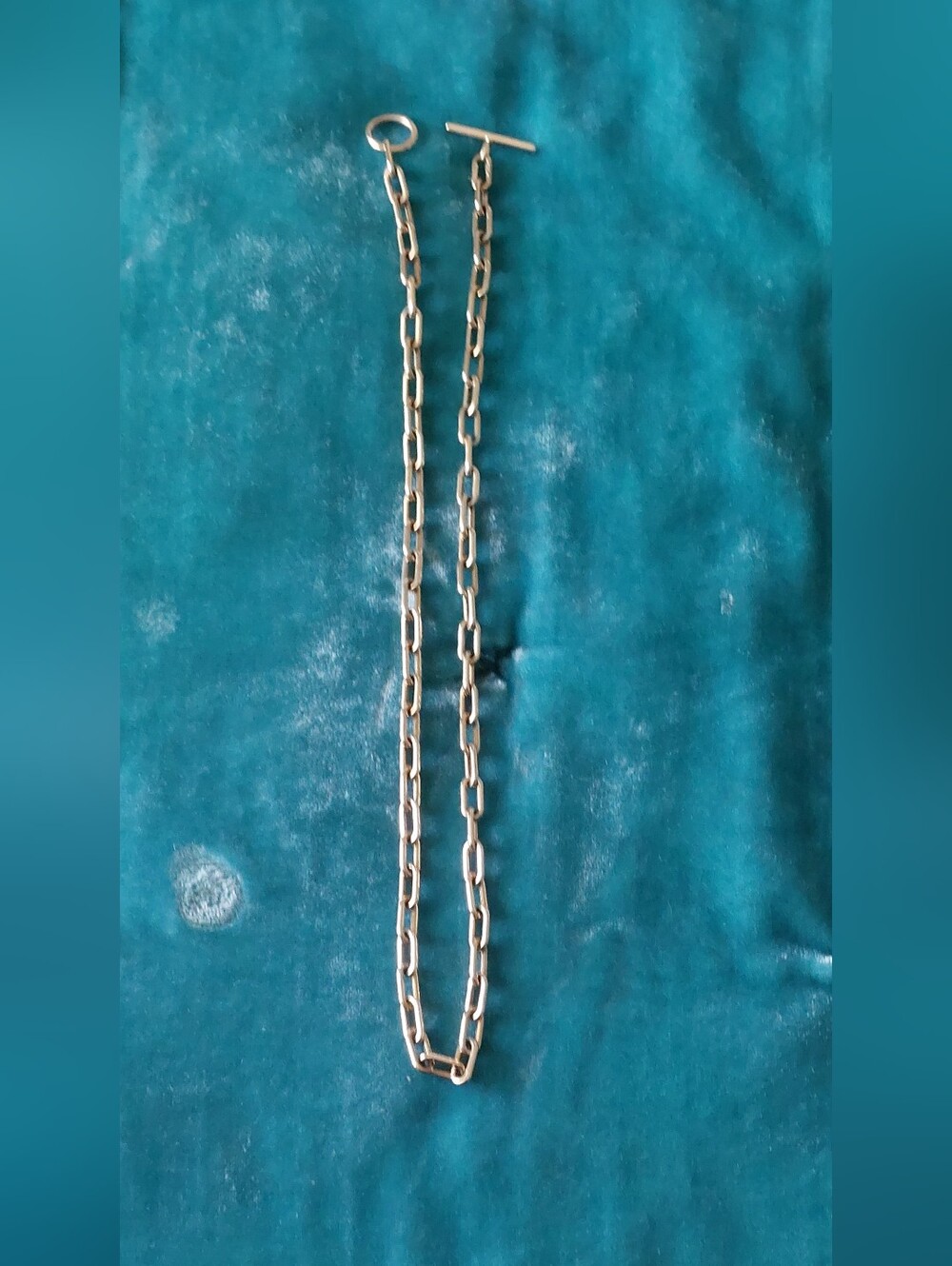 Gold Toggle Necklace In 14kt Yellow Gold